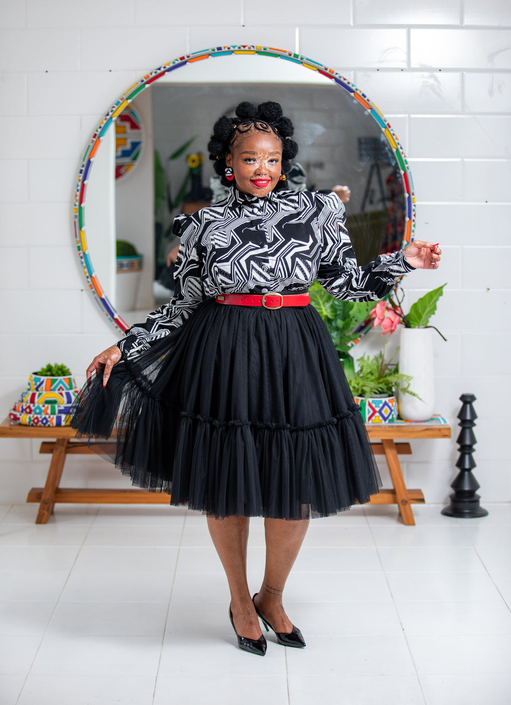 Black and clearance white tutu dress