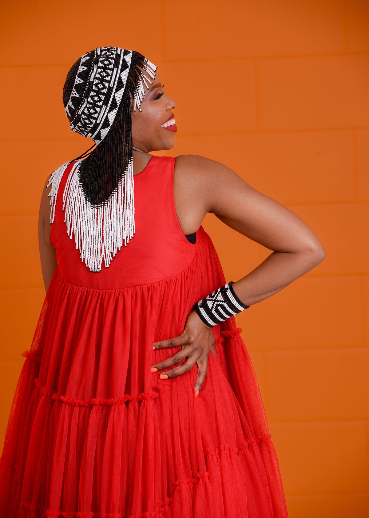 Ndlovukazi -  Beaded Beret